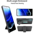 thumbnail image 3 of Value Pack ! for Motorola Moto G Stylus 5G (FITS ONLY 2022 VERSION) Phone Case 360° Cover Clip Kickstand Slim Holster Hybrid Shock Bumper with Tempered Glass, 3 of 4