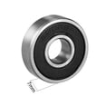 thumbnail image 3 of Deep Groove Ball Bearing 608RS Single Sealed, 8mm x 22mm x 7mm Chrome Steel 5Pcs, 3 of 4