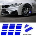 thumbnail image 2 of HSHDLDF Car Wheel Rims Decal Stripes Wheel Hub Stickers for 18"- 21" Wheels, 6Pcs, Blue, 2 of 7