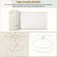 thumbnail image 4 of Linen Drum Lampshades texture composed original vintage illustrations nautical sea 13"x13"x10" Light Shade for Table Lamps Floor Lamp Shades Lampshade Replacement Assembly Required, 4 of 8