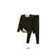 thumbnail image 4 of Sonducket Conjunto de ropa interior térmica para mujer, calzoncillos largos cómodos para clima frío y cálido, ropa interior de cuello de Color Ropa interior Negro 3XL Sonducket AP013725-16, 4 of 6