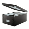 thumbnail image 2 of Snap-N-Store - Boîte de rangement pour CD double largeur - Noir, 2 of 4
