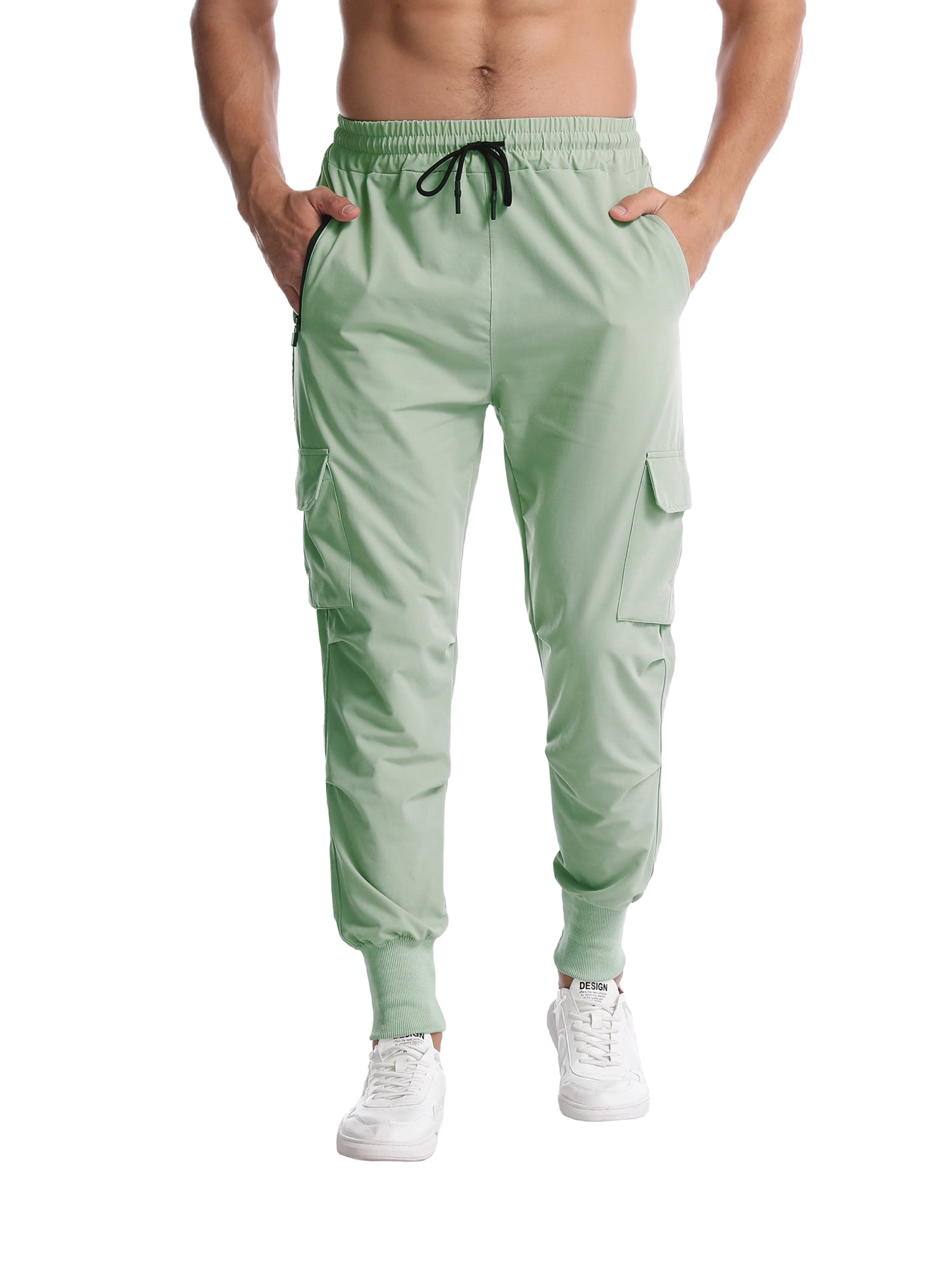 wsevypo Men's Casual Hiking Cargo Pants 