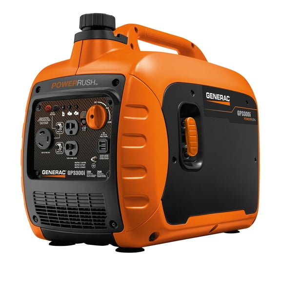 Generac 7153 GP3300i Gas Powered Portable Inverter Generator with COSense- 50ST