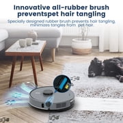 AIRROBO T25+ Robot Vacuum & Mops - Self-Empty, 75-Day Hands-Free, 5500Pa Suction, Ultrasonic Carpet Detection, 180min Runtime