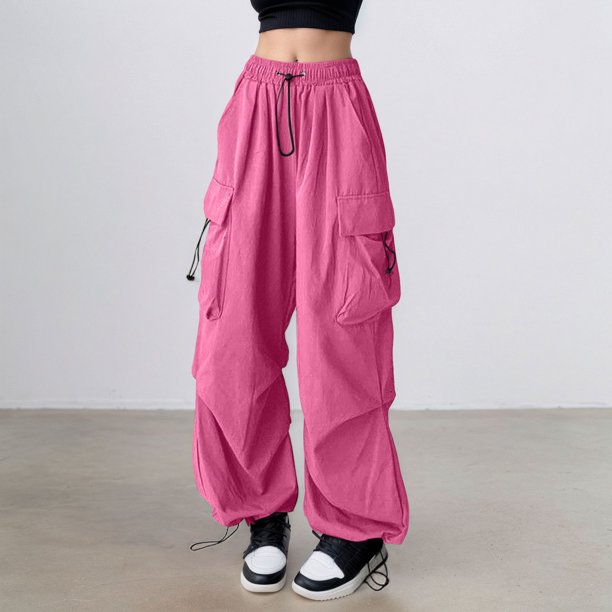 WILLBEST Pantalones Casuales para Mujer, Cómodos Pantalones de Jogging de Trabajo con Bolsillos para Uso Diario, Ideales para Actividades de Primavera, Verano y Otoño. XXXXL