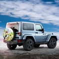 thumbnail image 5 of Fotbe Farmfield with Cute Animals Spare Tire Cover Thickening Universal Fit for Jeep, Trailer, RV, SUV, Truck, Tough Tire Wheel Soft Cover-14 inch, 5 of 9