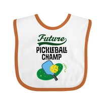 Inktastic Future Pickleball Champ Boys or Girls Baby Bib