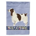 thumbnail image 1 of Carolines Treasures CK3596CHF English Springer Spaniel Welcome Flag Canvas House Size, 1 of 4