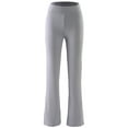 thumbnail image 6 of FAIWAD Women's Yoga Pants High Waist Straight Leg Slim Stretch Comfy Lightweight Yoga Flare Pants, 6 of 6