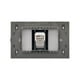 thumbnail image 4 of Placa Con 2 Apagadores De Escalera Y 1 Contacto Lucek FlatPack 6 plateado, 4 of 4