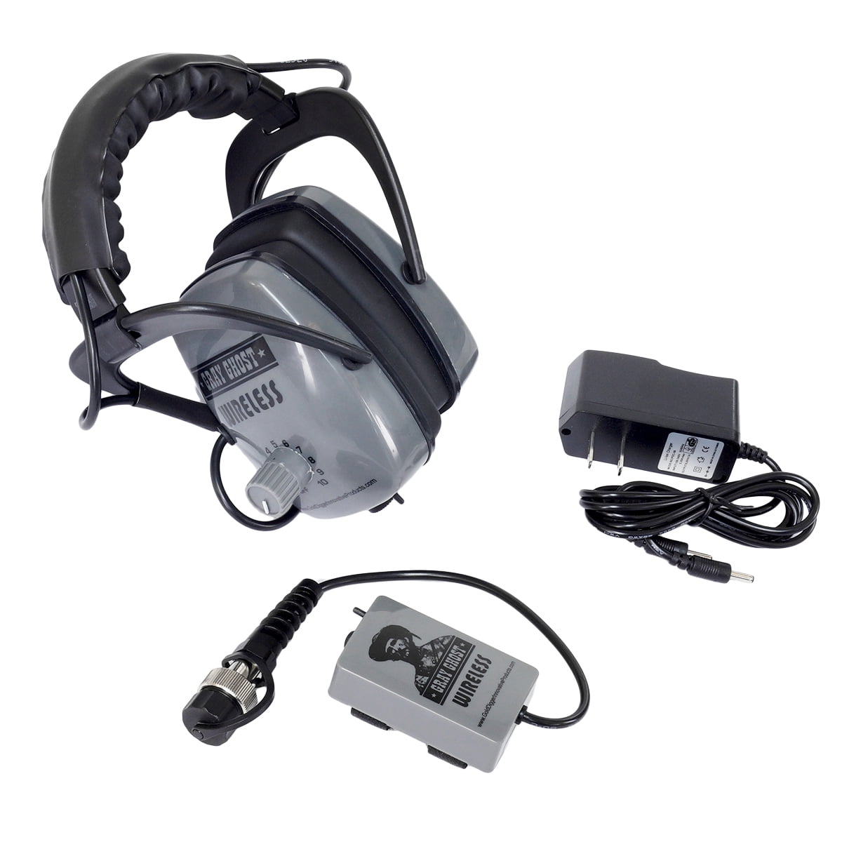 Hunt Master Deluxe Headphones for Garrett Metal Detectors 