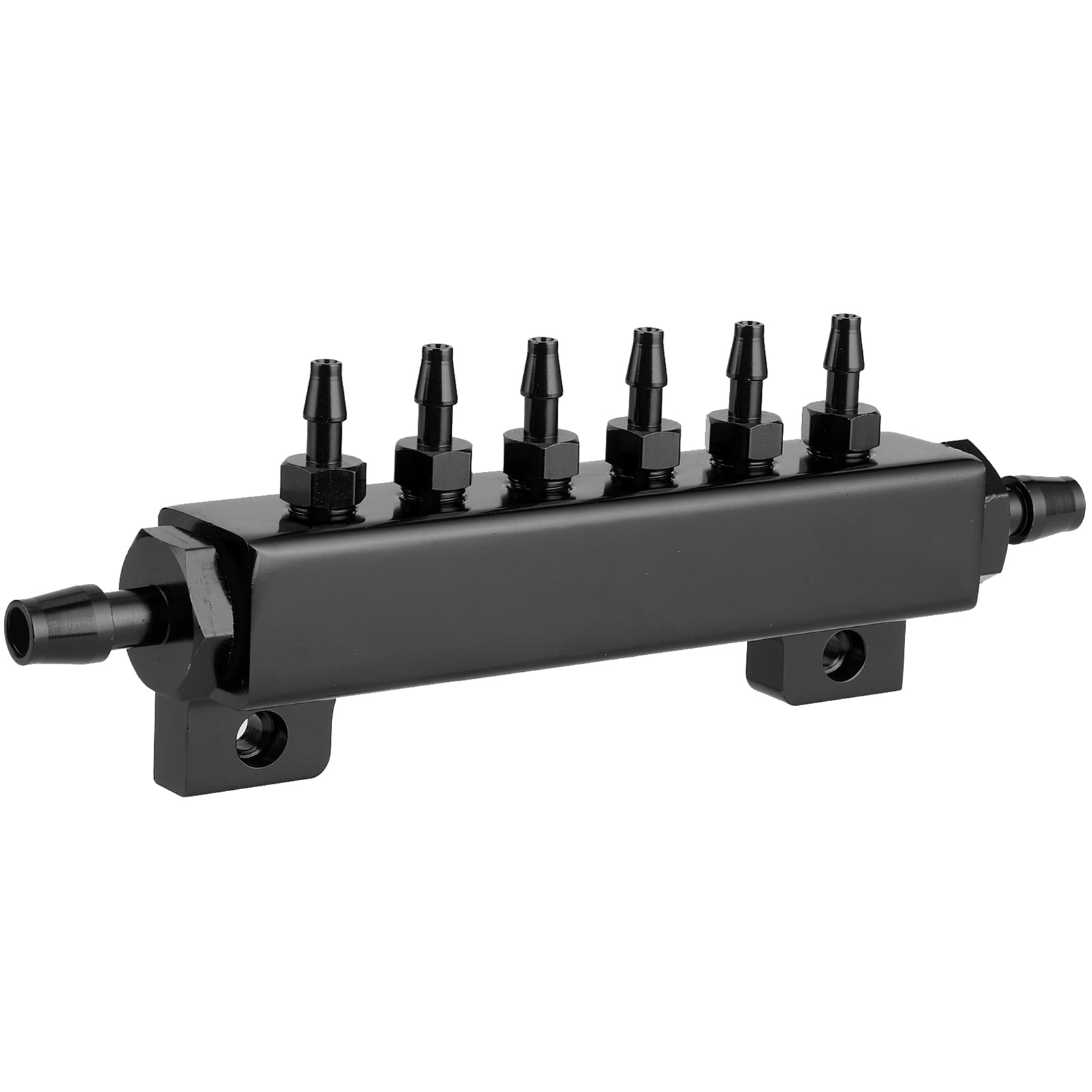 Universal 6 Port Vacuum Block Intake Manifold Kit Fuel Gas Wastegate