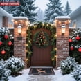 thumbnail image 5 of Metal Hanging Christmas Tree-Shaped Wind Decorations - Festive Garden Spinners with Ornaments Stars and Baubles for Yard Decor, 5 of 7