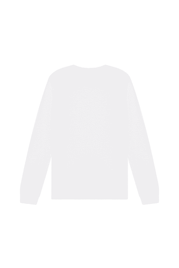 BELLA+CANVAS Adult Long Sleeve Personalized T-Shirt, Create Your Own Designs, White, Small, Unisex