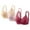 Multicolor 4, variant on Wensltd 3PC Women's No Underwire Bras Full Coverage Comfy Style Summer Spring Daily Wear Adjustable Strap Bras Plus Size