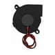thumbnail image 5 of 1 mini ventilador de refrigeración sin escobillas con cable de 11.8 in, ventilador turbo 5015 DC 12 V ventilador radial silencioso de repuesto interno para impresora 3D, negro, 5 of 5