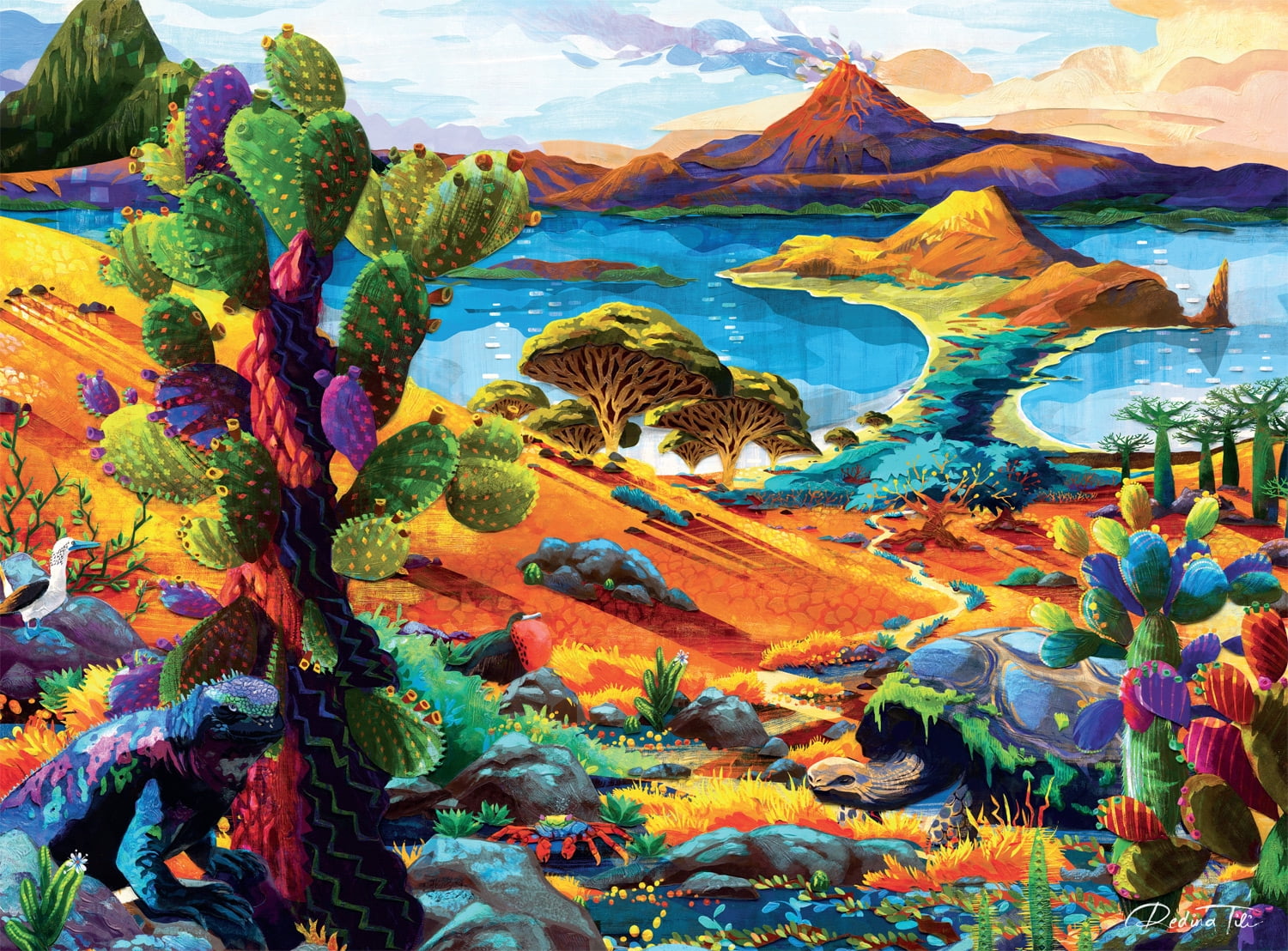 Buffalo Games Galapagos 1000-Piece Interlocking Jigsaw Puzzle