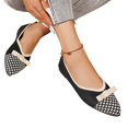 thumbnail image 5 of YOUYEDIAN Loafers for Women Casual Pointed Toe Fashion Knit Soft Slip On Flats Versatile Comfy Breathable Walking Shoes, 5 of 5