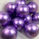 thumbnail image 3 of Globos gigantes de metal cromado de 5 a 18 pulgadas para decoración de fiestas, globos de látex, diseño de escenas para bodas, festivales, color dorado y plateado metálico, 3 of 5