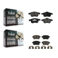 thumbnail image 1 of TEC Front Rear Ceramic Brake Pads Kit for Car 2014-2020 Fiat 500L KTC-100289, 1 of 10
