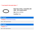 thumbnail image 2 of Water Line O-Ring - Compatible with 2004 - 2016 Toyota Sienna 2005 2006 2007 2008 2009 2010 2011 2012 2013 2014 2015, 2 of 2