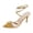 Gold, variant on Strappy Heels for Women Square Open Toe Lace up Heeled Sandals Ankle Strap Stiletto High Heels for Party Prom Dating Wedding Silver 9
