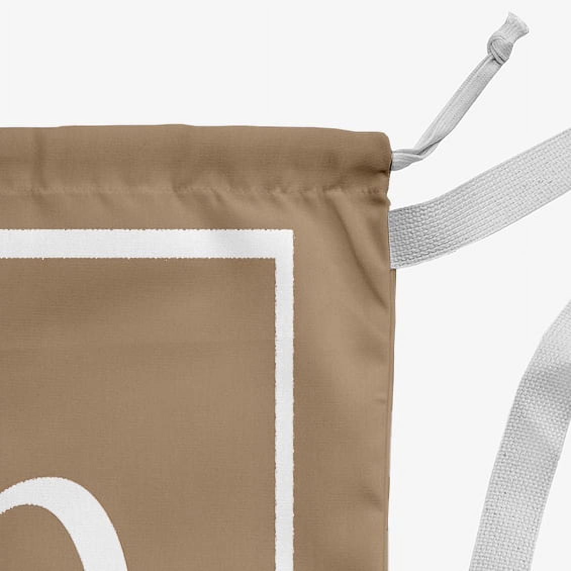Simply Daisy Canvas Classic Monogram 18 x 29 in O Laundry Bag