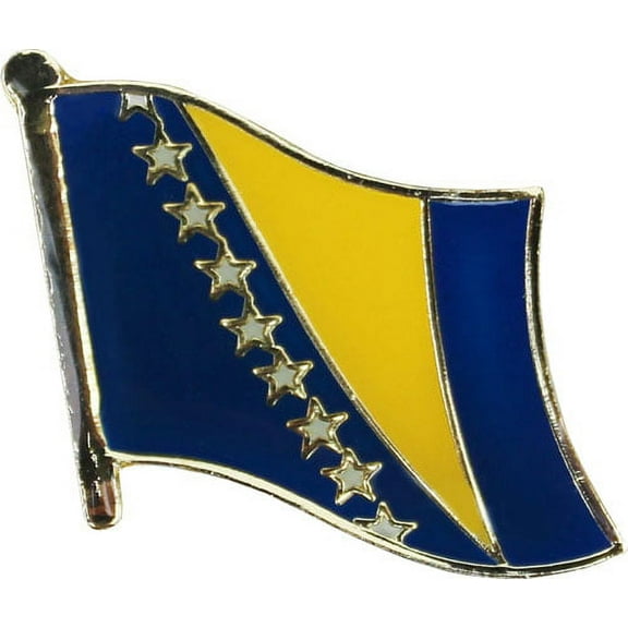 Bosnia-Herzegovina (current) Flag Lapel Pin