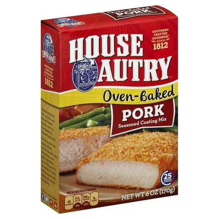 House AutryÂ® Oven-Baked Pork Seasoned Coating Mix 6 oz. Box