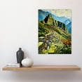 thumbnail image 2 of Machu Picchu Peru Artwork Stunning Inca Empire Citadel On The Andes Mountains Large Wall Art Poster Print Thick Paper 18X24 Inch, 2 of 5
