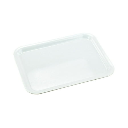 

White Plastic Serving Tray Rectangular Serving Platter Food Tray Party Supplies Plates (Small Size)
