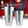thumbnail image 4 of Cocktail Shaker Stainless Steel Wine Cocktail Shaker Set Mixing Making Drinking Container Barware (800/600 ml), 4 of 7