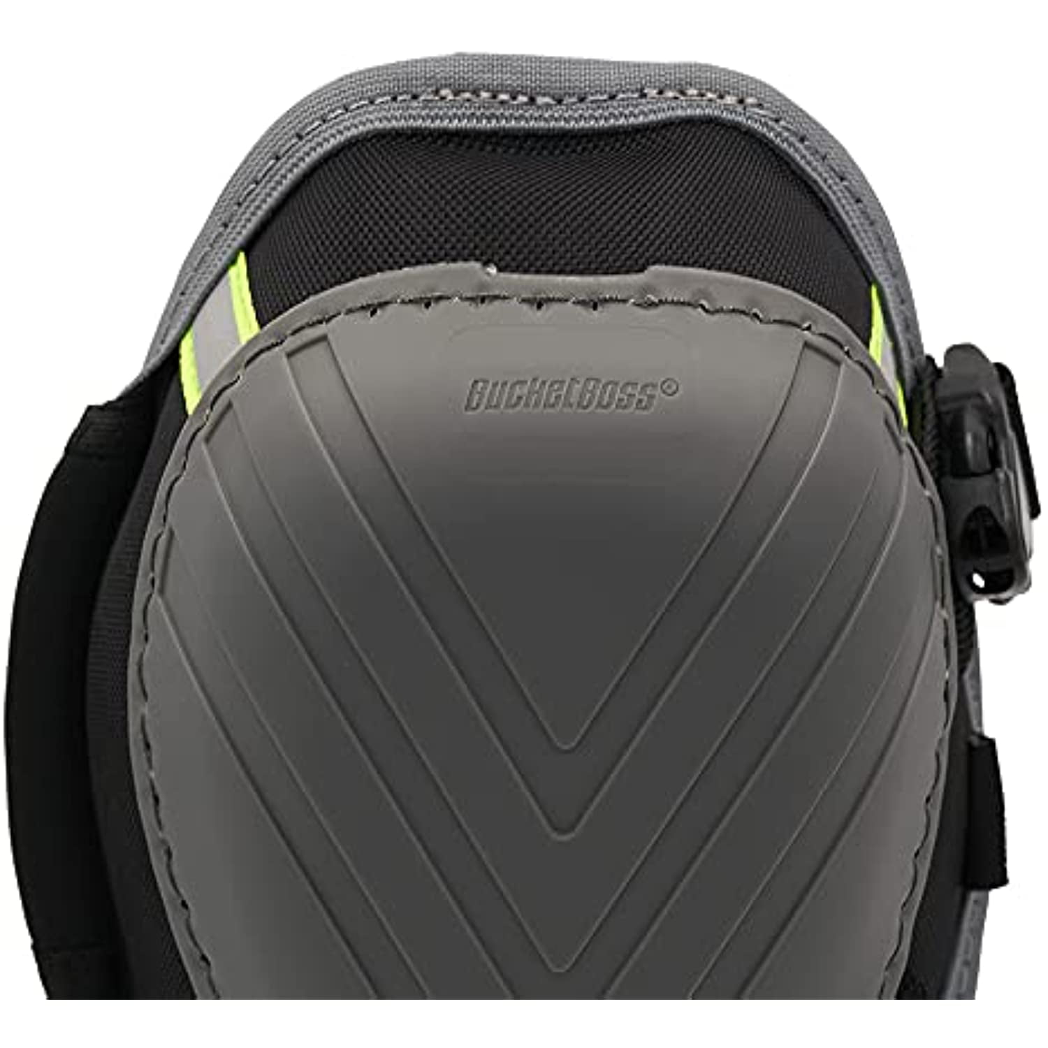 Bucket Boss FX2 Black/Gray KneeKeeperHV Molded Soft Non-Marring Knee Pad