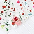 thumbnail image 2 of Thinsony 24PCS/Set Elegant Printing Nails Art Sticker 3D Nail Wrap Sticker Tips DIY Manicura Stickers Tool, 2 of 6