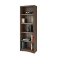 thumbnail image 3 of Corliving Quadra Engineered Wood 5-Tier Adult Bookcase with 4 Adjustable Shelves, 3 of 4