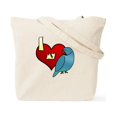 thumbnail image 2 of CafePress - Love Blue Indian Ringneck Tote Bag - Unisex Canvas Tote Bag, Beige, 1-Piece, 2 of 8