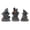 C, variant on AZXY Halloween Decorations, Light Up Skull Haunted House Figurines, Spooky Halloween Tabletop Decor & Halloween Indoor Decor, Creepy Mantel Accents, for Tiered Tray, Halloween Party