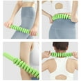 thumbnail image 4 of Manyache 10 Wheels Massage Roller Muscle Sore Pain Relief Deep Tissue Relaxation Physical Therapy Leg Arm Belly Back Full Body Roller Massager Stick Shaft Rolling Pin, 4 of 7