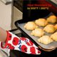 thumbnail image 4 of Juego de manoplas y agarraderas para horno, agarraderas de cocina y manoplas para horno Juego de guantes antideslizantes de algodón puro para cocinar en la cocina Hornear a la parrilla Fokelyi WMZL-766-4, 4 of 7