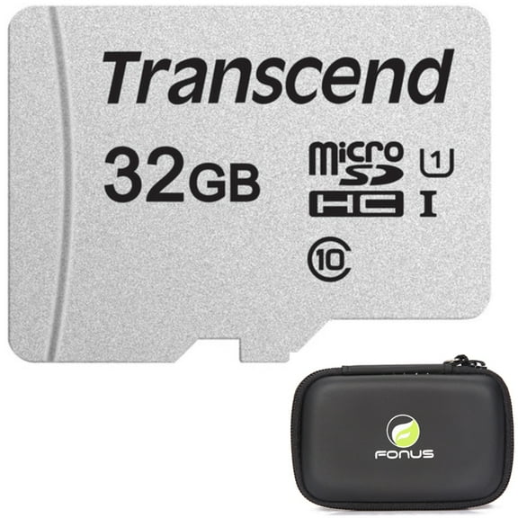 32GB Memory Card with Zipper Case (Not a phone case) - Transcend High Speed MicroSD Class 10 MicroSDHC Compatible for Samsung Galaxy S5 Sport (SM-G860P),Tab S2 9.7,8.0,S6 10.5,S4 10.5 - Y1A