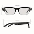 thumbnail image 6 of 2026 Unisex AI Smart Glasses, ChatGPT Powered, 164-Language Real-Time Translation, 6 Hours Music Play, Auto Photochromic Lenses Turn into Sunglasses in Sunlight, 6 of 9
