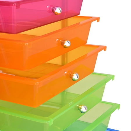 Costway 20 Drawer Rolling Storage Cart Scrapbook Paper Office
