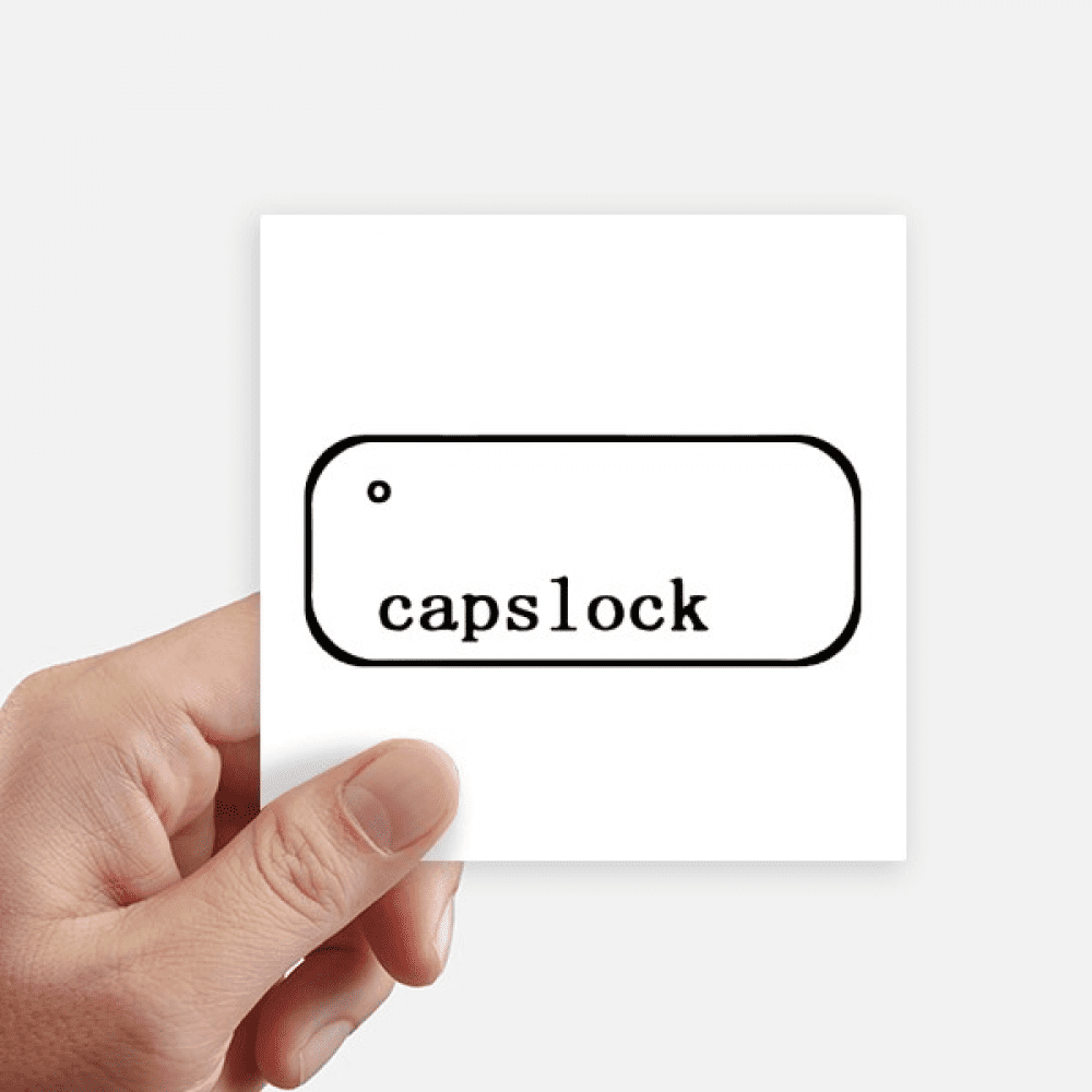 keyboard capslock Sticker Square Waterproof Stickers Wallpaper Car