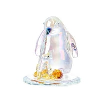 1pcs Crystal Penguin Figurines Decor Gifts for Women Men Cute Penguin Statues Collectibles Animal Blown Glass Sculpture Home Table Decoration,Style 1 Multicolour