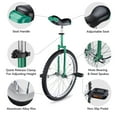 thumbnail image 2 of Yescom 24 Inch Outdoor Unicycle Adjustable Seat Circus Bike for Adults Teenagers Kids, Green, 2 of 8