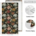 thumbnail image 2 of Vintage Flower Bird Hand Towels 2 PCS, Retro Peony Floral Kitchen Towel Ultra Soft and Highly Absorbent,Decorative Fingertip Face Towel for Bathroom Hotel, 28.3"x14.4", 2 of 5
