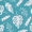 Teal Leaf 2, variant on MeyJey Outdoor Rug Clearance, 8'x10' Reversible Waterproof Area Rug, Plastic Mat for RV Patio Camping, Brown