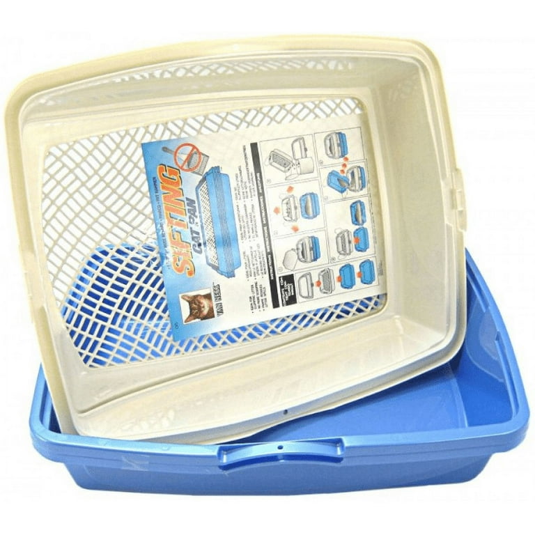 Van Ness Framed Sifting Cat Litter Pan Walmart