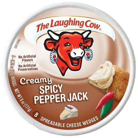 The Laughing Cow® Creamy Spicy Pepper Jack Spreadable Cheese 8-0.75 oz